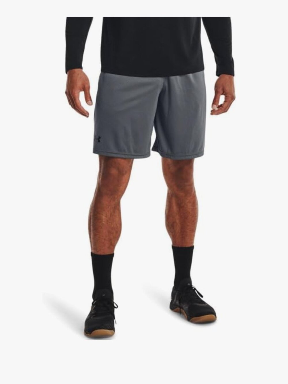 Under Armour Tech Mens Mesh Shorts 3XLT Pitch Gray-black